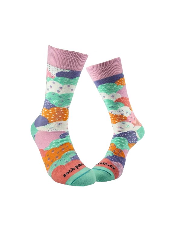 Pretty Cloud Socks from the Sock Panda (Adult Medium - Women's Shoe Sizes 5-10)