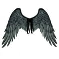 thumbnail image 1 of Pretty Comy 1pc Beautiful Soft Adult Women man Cosplay Costume Black and White Angel Wing for Halloween Christmas Unisex Oversized, 1 of 6