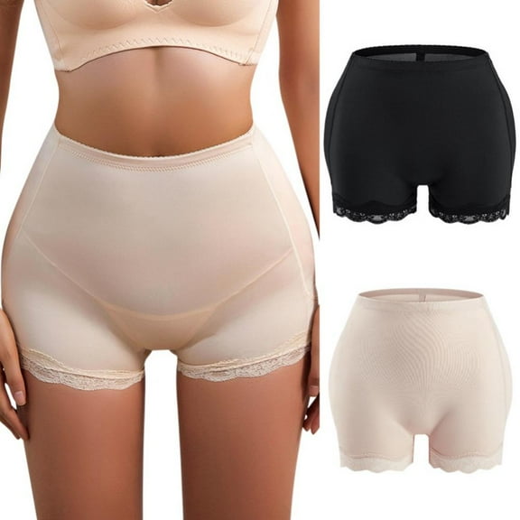 Pretty Comy 2 Pack Womens Seamless Shaping Boyshorts Panties Tummy Control Underwear Slimming Shapewear Shorts