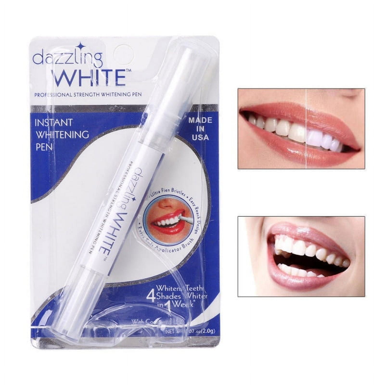 Pretty Comy 2PCTeeth Whitening Rotary Peroxide Gel Tooth Cleaning Bleaching Kit Dental Dazzling