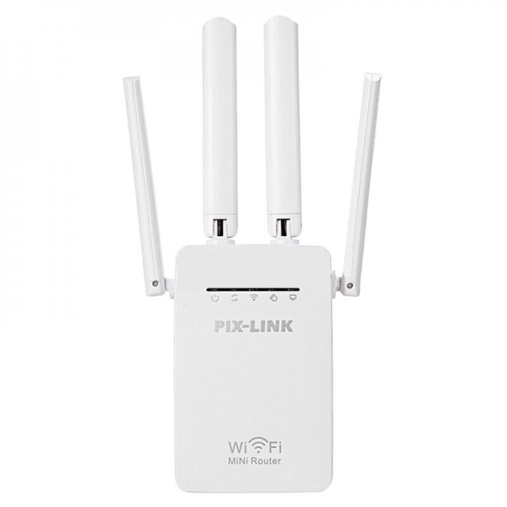 2 AEM Turbofi White Wireless Router, 300 Mbps