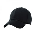 thumbnail image 1 of Pretty Comy Black Hat Solid Color Baseball Cap Fitted Sports Casual Sunhat Hip Hop Hat Men and Women Unisex Caps Black, 1 of 6