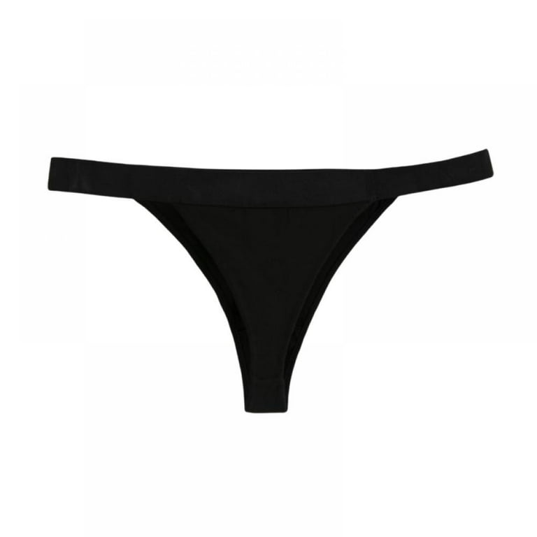 Pretty Comy Cotton Thongs for Women, T-Back Thongs G-String Panties Bikini  Underwear 
