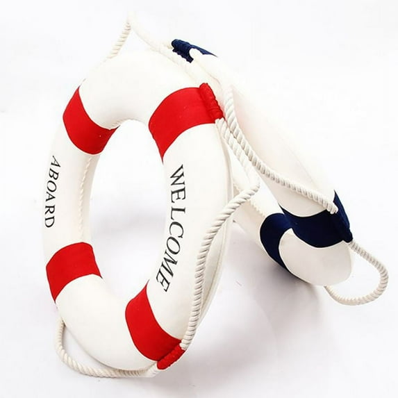 Pretty Comy Foam Home Decor Nautical Decorative Lifebuoy Life Ring Wall Hanging Decorative Ring Room Bar House Decoration