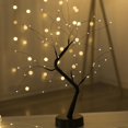 thumbnail image 1 of Pretty Comy LED Bonsai Tree Light - Artificial Fairy Light Tabletop Tree Lamp with 108/36 LED Lights - USB/Battery Operated Touch Switch - Party Wedding Children's Room Bedroom Living Room Decor, 1 of 6