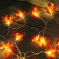 thumbnail image 1 of Pretty Comy LED Maple Leaf Light String Maple Leaf Light String Room Decoration Light Holiday Colored Light String Warm Light HOT Orange, 1 of 6