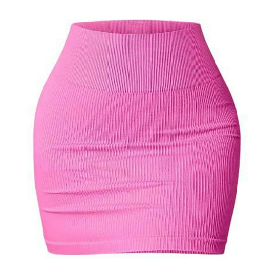 Pretty Comy Miniskirt Pit Rib Basic Model Short Skirt High Waist Skirt Temperament Skirt