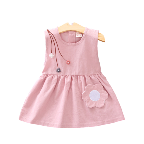 Pretty Comy Summer Dress New Girl Baby Korean Version of Foreign Style Halter Skirt Girl Lovely Sundress