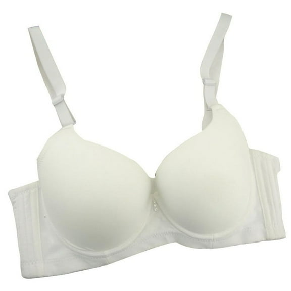 Pretty Comy Women Push Up Underwire Bra Super Soft Unlined T-Shirt Bra