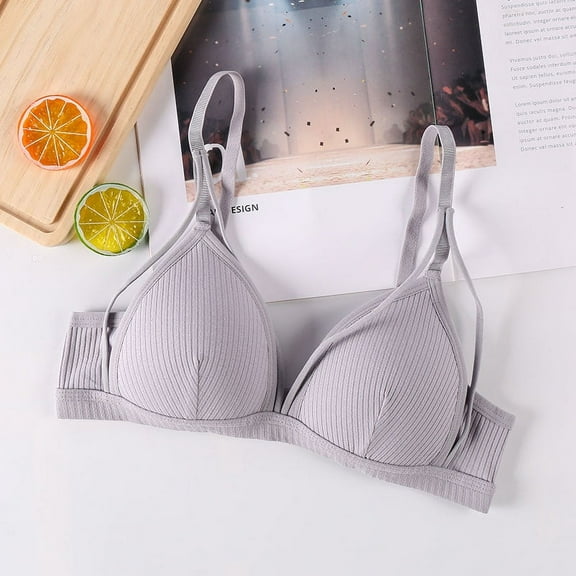 Pretty Comy Women's Bralette Bra Lingerie V Neck Padded Adjustable Bra Intimates Lingerie Underwear