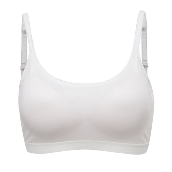 Pretty Comy Women's Spaghetti Strap Cotton Pullover Sports Bra