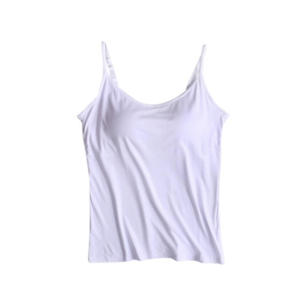 Pretty Comy Women's V Neck Camisole Tank Top Undershirt Spaghetti Strap Basic Camisoles