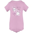 thumbnail image 1 of Pretty Cute Bunny Design Bodysuit Infant -Image by Shutterstock,  Newborn, 1 of 2