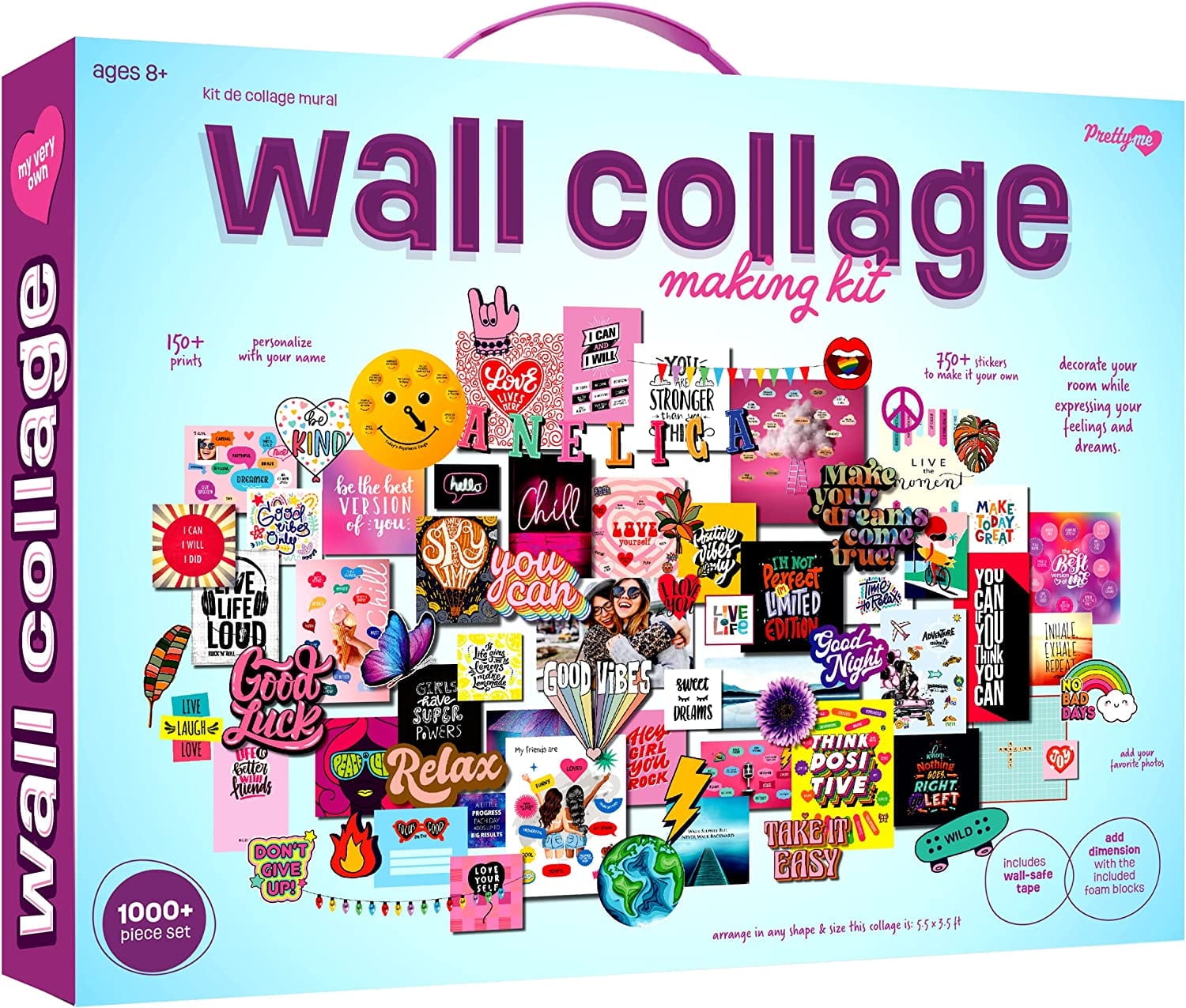 Pretty Me DIY Wall Art Collage Kit for Girls - Trendy Pretty Me DIY Wall Art Collage Kit for Girls - Trendy