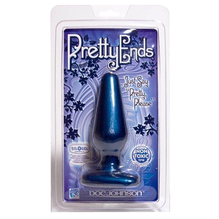 pretty anal plug Pretty Ends Iridescent Butt Plugs - Medium - Midnight Blue