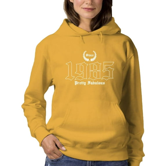 Pretty Fabulous 1985 Hoodie Women -Image by Shutterstock, Female 3X-Large