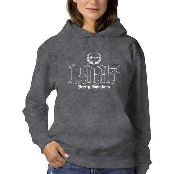 Pretty Fabulous 1985 Hoodie Women -Image by Shutterstock, Female 5X-Large