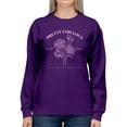 thumbnail image 1 of Pretty Fabulous Live Love Laugh Sweatshirt Women -Image by Shutterstock, Female 3X-Large, 1 of 4
