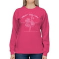 thumbnail image 1 of Pretty Fabulous Live Love Laugh Sweatshirt Women -Image by Shutterstock, Female 5X-Large, 1 of 4