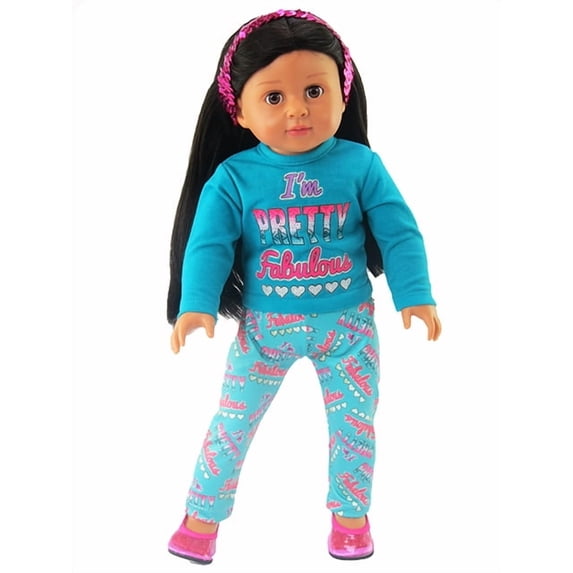 Pretty Fabulous Pant Set For 18 Inch Dolls | American Fashion World