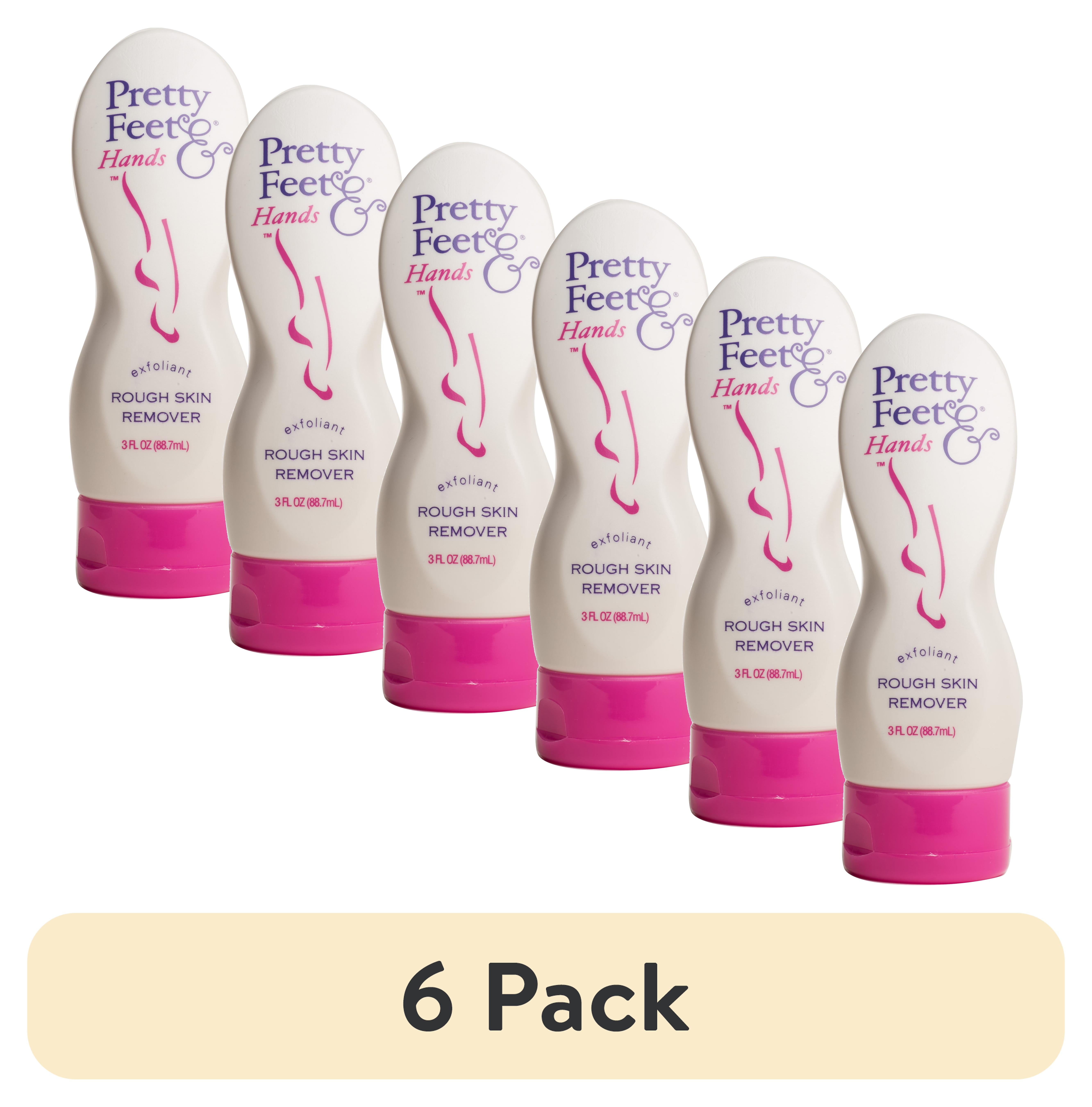 (6 pack) Pretty Feet & Hands Rough Skin Remover, 3 fl oz