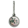 thumbnail image 1 of Pretty Floral Flowers Antiqued Charm Clothes Purse Suitcase Backpack Zipper Pull Aid, 1 of 5