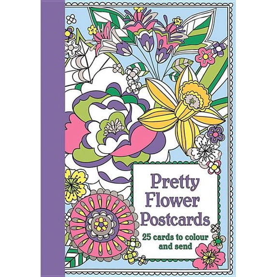 Pretty Flower Postcards (Paperback) by Beth Gunnell