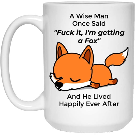 Pretty Fox Gifts For Men Christmas 2022 Gifts White Coffee Mug 15oz