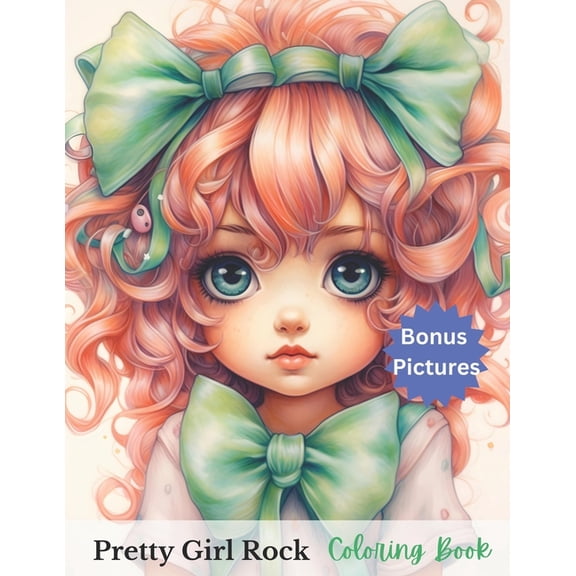 Pretty Girl Rock Coloring Book (Paperback)