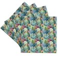thumbnail image 1 of 3drose, Pretty Gradient Color Cactus Flower Pattern, Set of 4 Ceramic Tile Coasters, 1 of 7