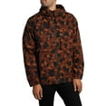 thumbnail image 1 of Pretty Green Brindle Hooded Jacket, Brown, 1 of 8