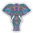 thumbnail image 1 of Pretty Henna Elephant - 7" Vinyl Sticker - For Car Laptop I-Pad - Waterproof Decal, 1 of 1
