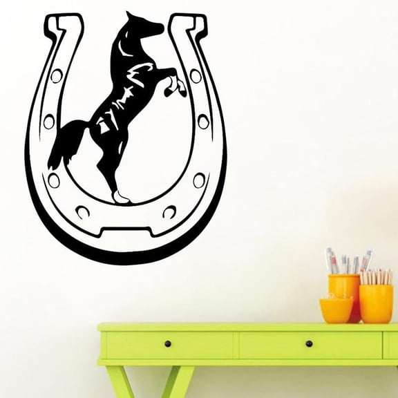 Pretty Horse Wall Stickers Personalized Creative For Baby's Rooms Decal Creative Stickers 43x54cm