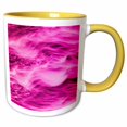 thumbnail image 1 of 3drose, Pretty in Pink Clouds, 11oz Two-tone Yellow Mug, 1 of 6