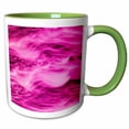 thumbnail image 1 of 3drose, Pretty in Pink Clouds, 15oz Two-tone Green Mug, 1 of 6