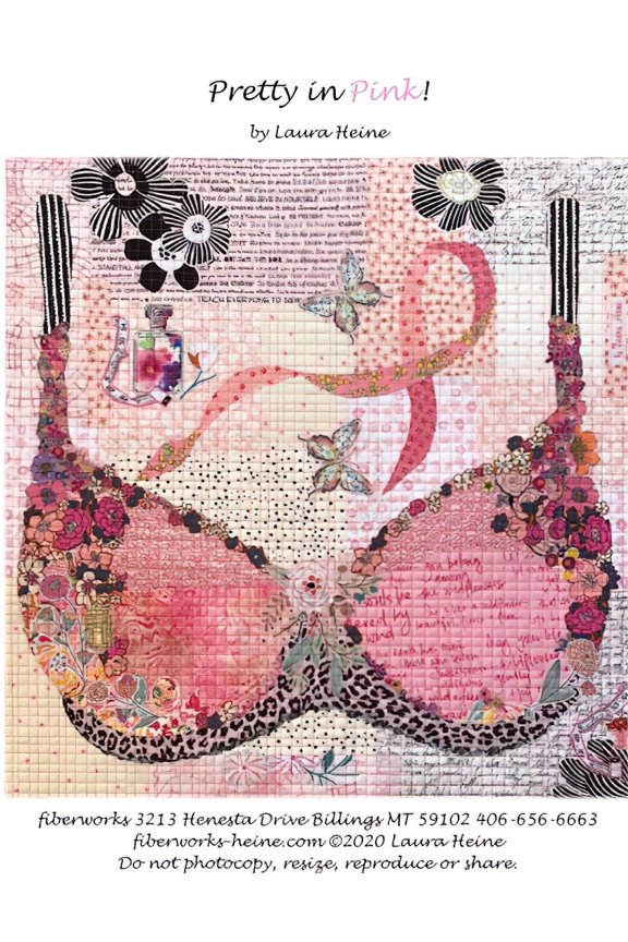 Pretty In Pink Collage Pattern by Laura Heine