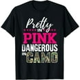 thumbnail image 1 of Pretty In Pink Dangerous In Camo Hunting Girl T-Shirt, 1 of 3