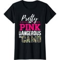 thumbnail image 1 of Pretty In Pink Dangerous In Camo Hunting Girl T-Shirt, 1 of 3