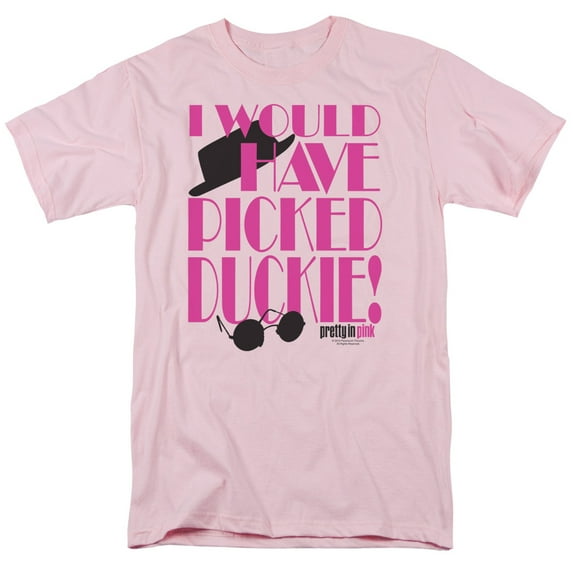 Pretty In Pink Picked Duckie Adult 18/1 T-Shirt Pink