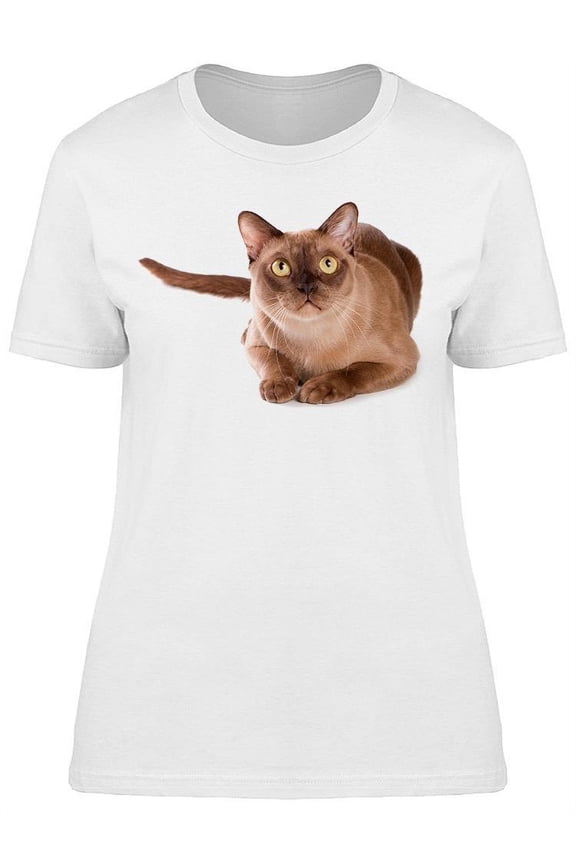 Pretty Little Cat T-Shirt Women -Image by Shutterstock, Female 3X-Large