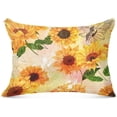 thumbnail image 1 of Pretty Little Daisy Body Pillow Cover with Zipper, Soft and Cozy Fuzzy Fleece Body Pillow Case Cover 21 x 54 in, Plush Long Body Pillow Pillowcase for Fall and Winter Home Decor Gifts, 1 of 7
