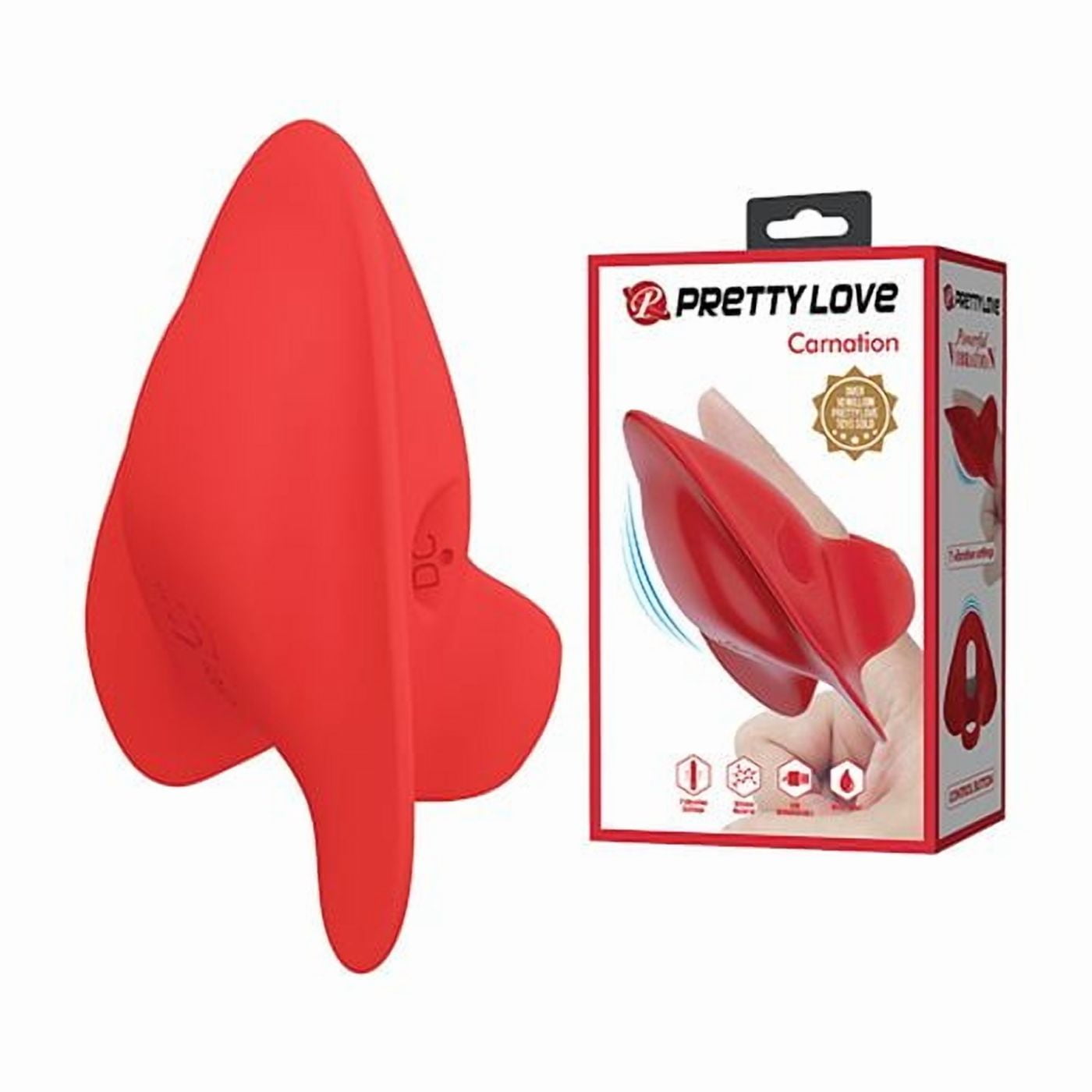 Pretty Love Carnation Manta Ray Finger Vibrator, Red - Walmart.com