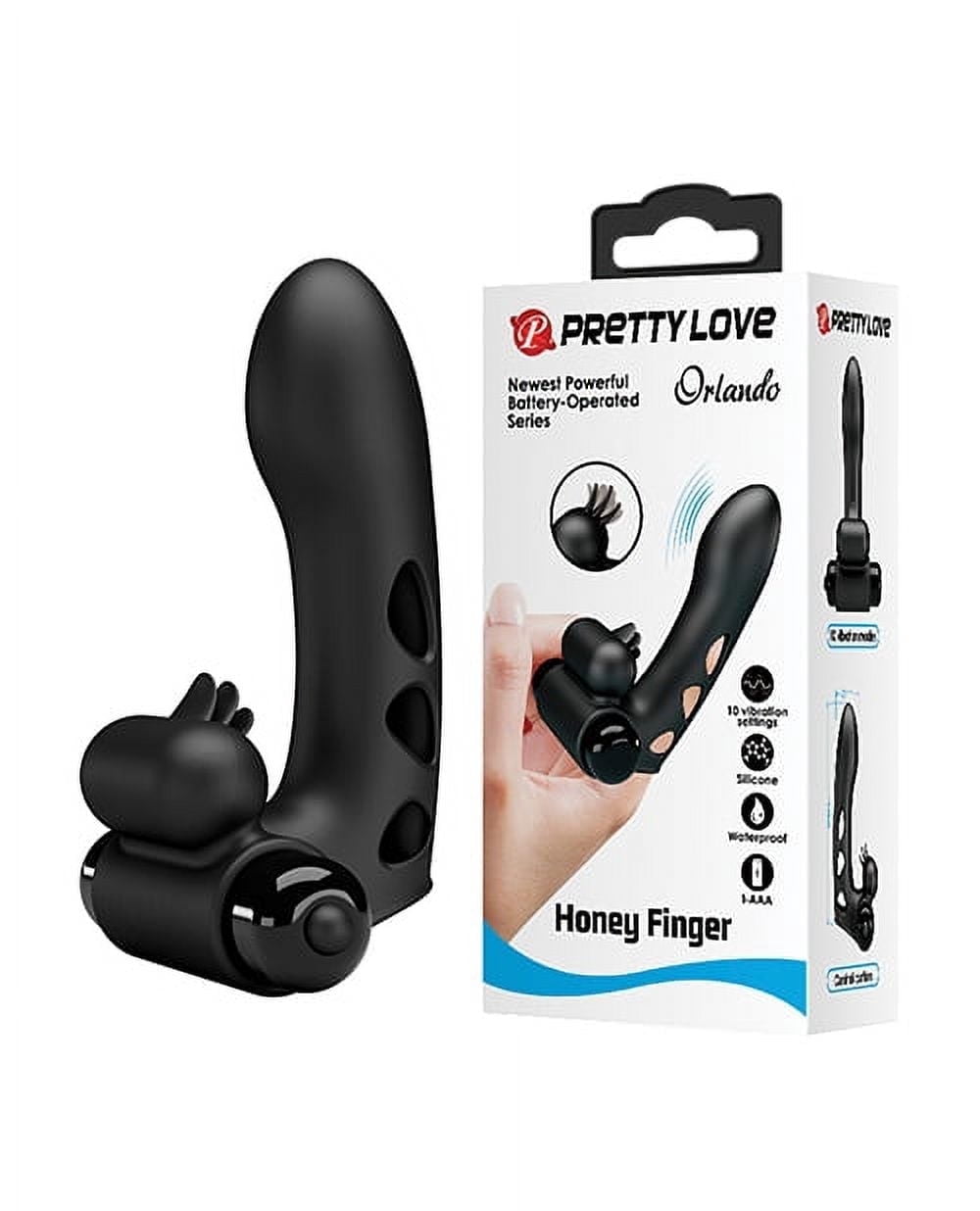 sex toys in orlando PRETTY LOVE - ORLANDO PURPLE VIBRATOR FINGER COVER main image 1