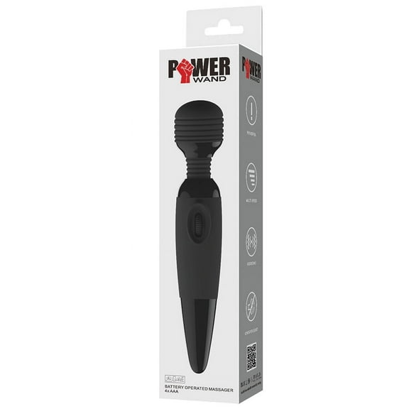 Pretty Love Power Wand Perosnal Massage Wand, Black