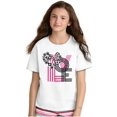thumbnail image 1 of Pretty Love Trendy Floral Hearts Girls Kids T Shirt Tees Teen Brisco Brands S, 1 of 6
