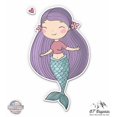 thumbnail image 1 of Pretty Mermaid - 12" Vinyl Sticker Waterproof Decal, 1 of 1