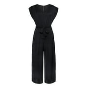 Pretty Modern Womens Jumpsuits 2024 Solid Color Zipper Straight Pants Simple And Exquisite Design Overalls