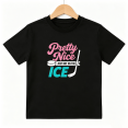 thumbnail image 1 of Pretty Nice Ice Hockey Boys Graphic Tee, Funny Sports Fan Stick Puck 100% Cotton Kids Short Sleeve T-Shirt, 1 of 5