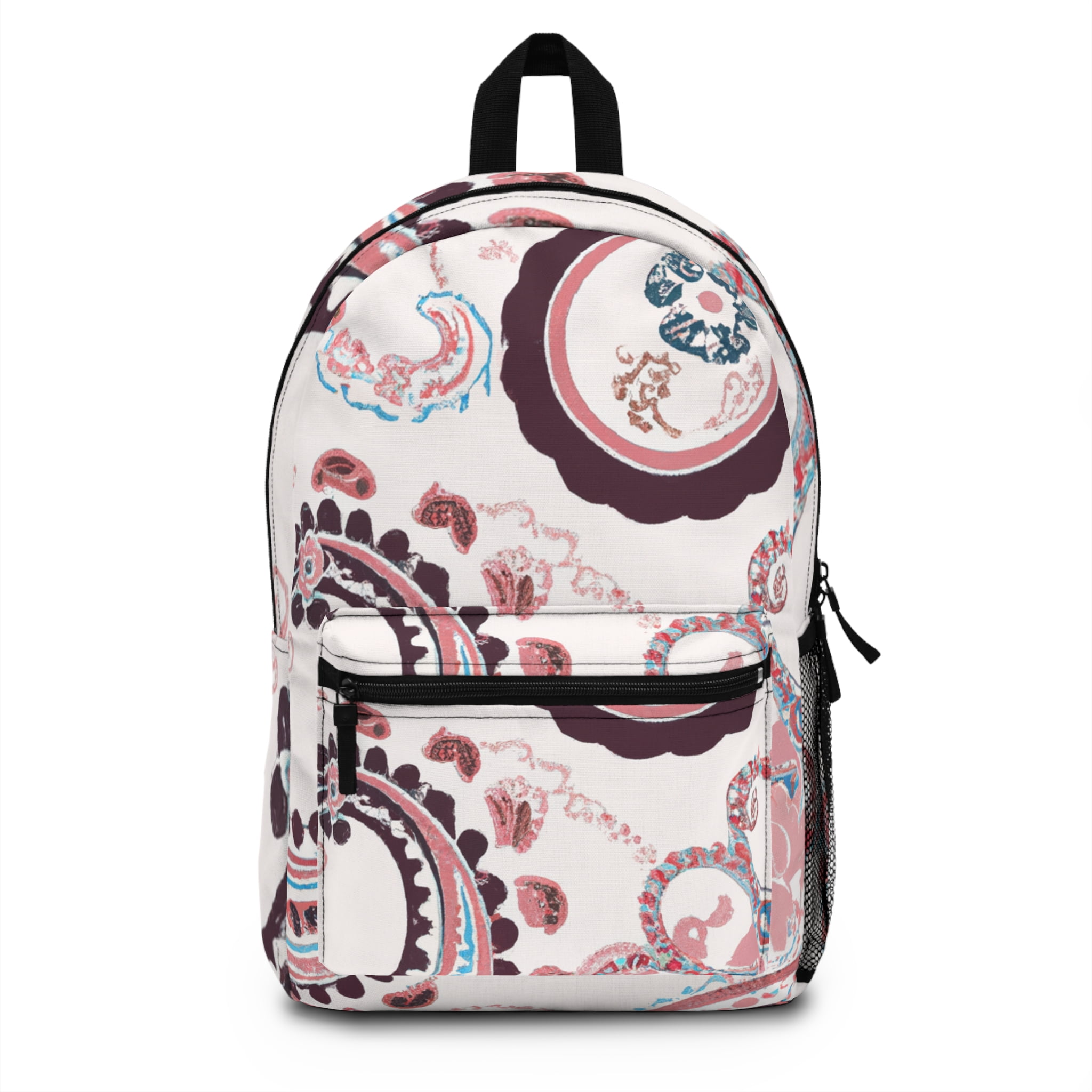 Pretty Paisley Pastel Backpack with And Stylish Details Laptop Backpack