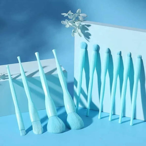 Pretty Pastel Candy Cosmetic Makeup Brush Set 7pc